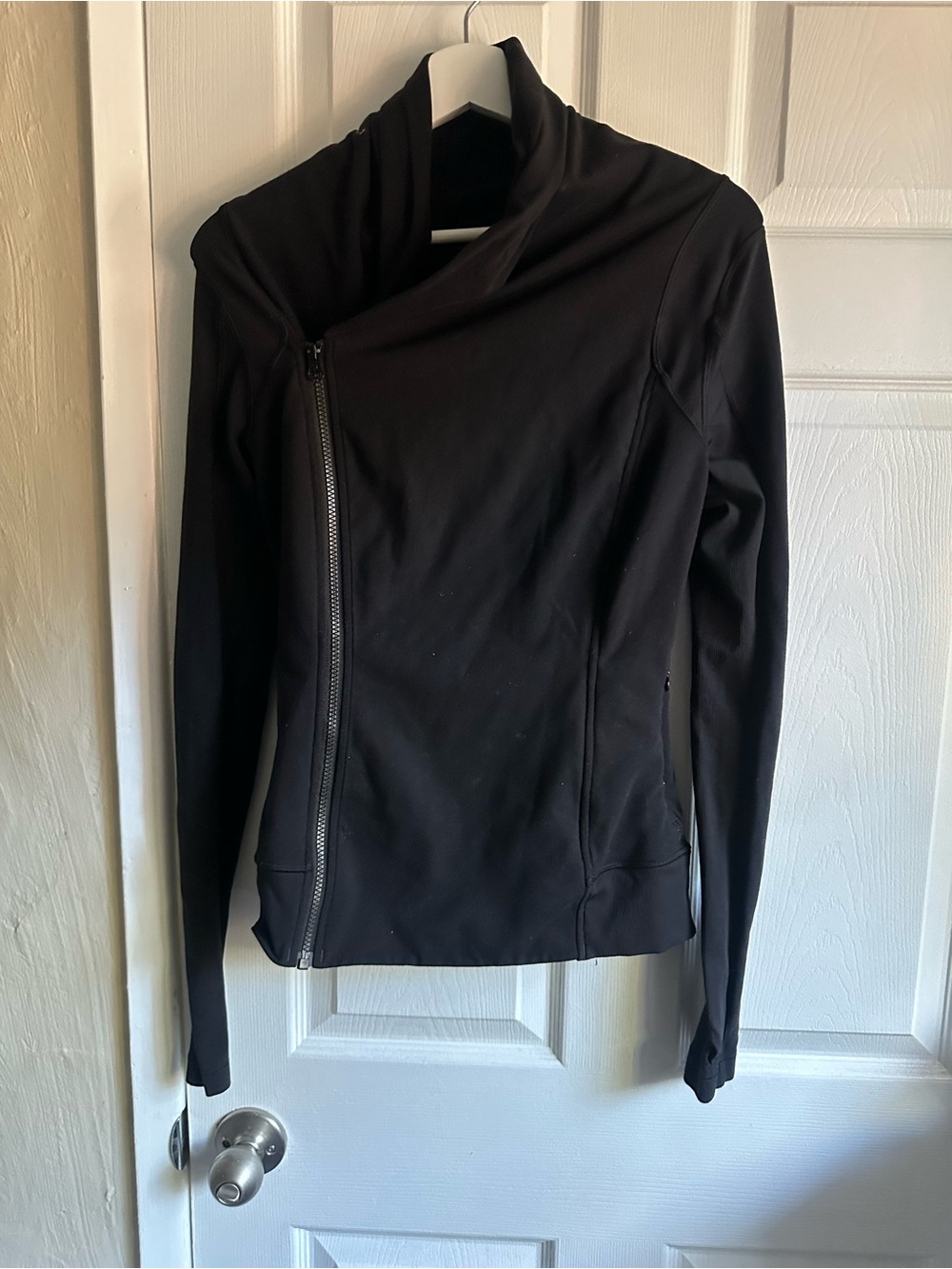 Lululemon Black Asymmetric Zip Women's Jacket